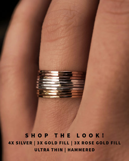 Ultra Thin Ring, 14K Gold Fill