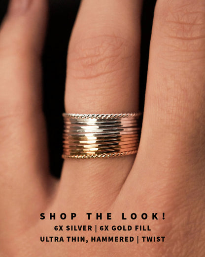 Ultra Thin Ring, 14K Gold Fill