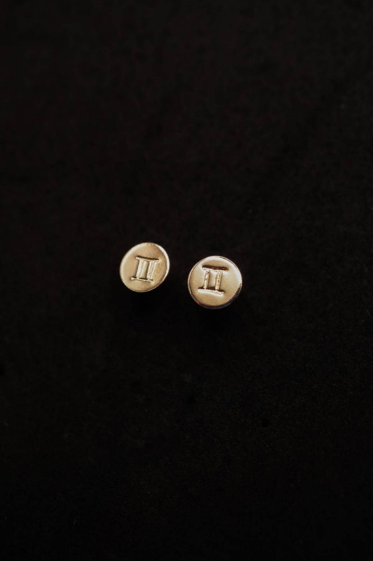 Zodiac Dot Stud Earrings in Gold Fill, Rose Gold Fill, or Sterling Silver