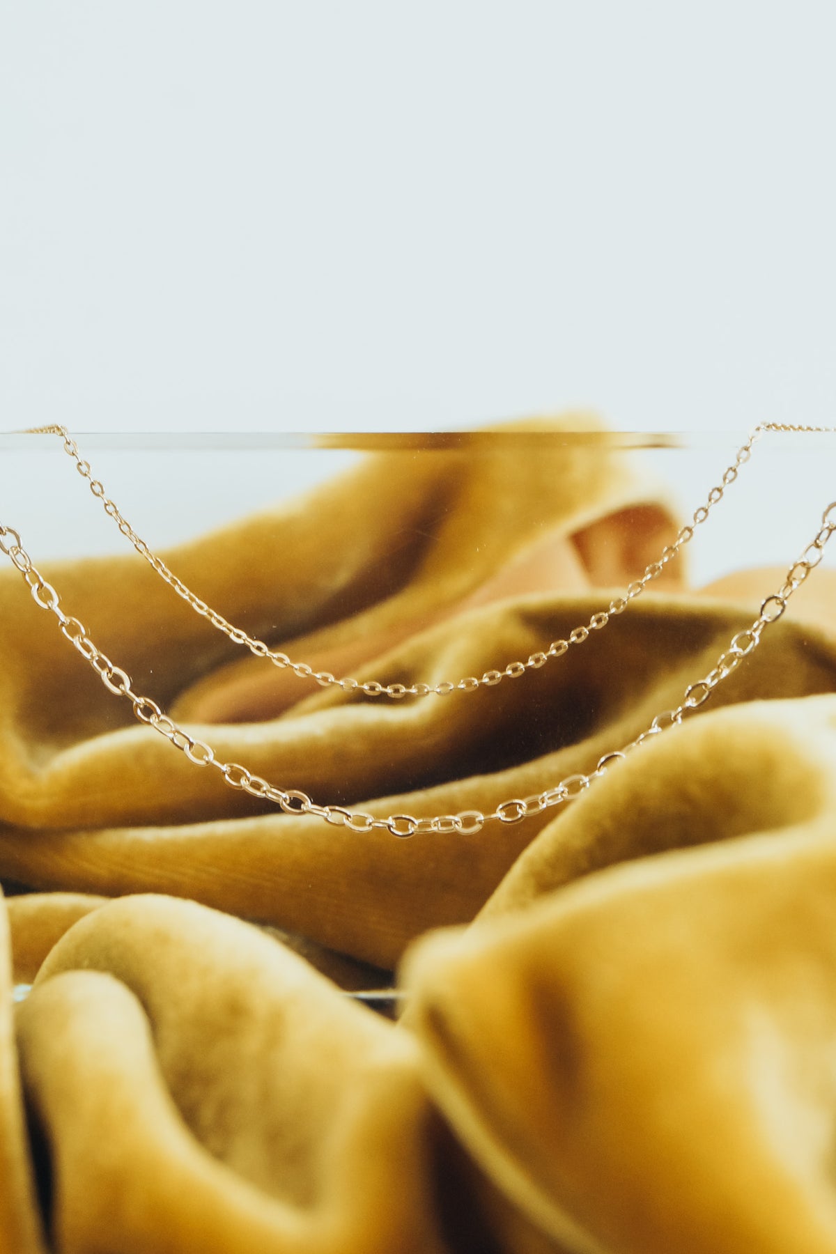 Thin Cable Chain Necklace