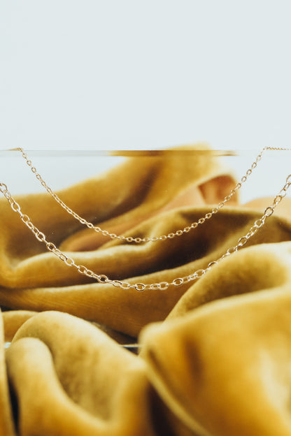 Thin Cable Chain Necklace