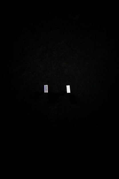 Mini Mirror Stud Earrings, Gold Fill, Rose Gold Fill, or Sterling Silver