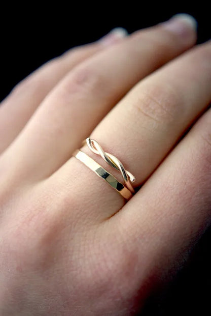 Barbed Wire Ring, 14K Gold Fill