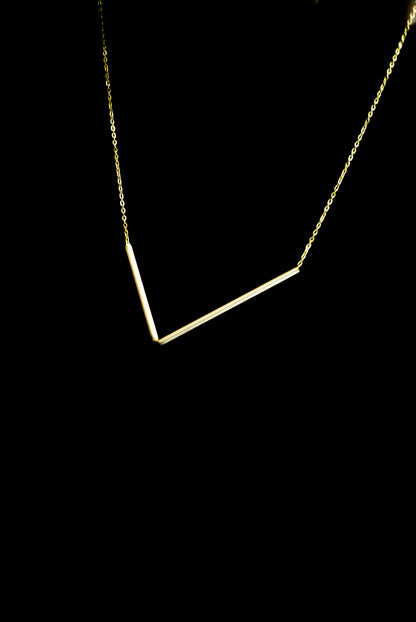 Mini Geo Necklace, Gold Fill, Rose Gold Fill or Sterling Silver
