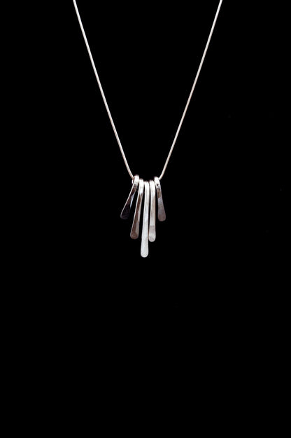 Mini Sunburst Necklace, Gold Fill, Rose Gold Fill, or Sterling Silver