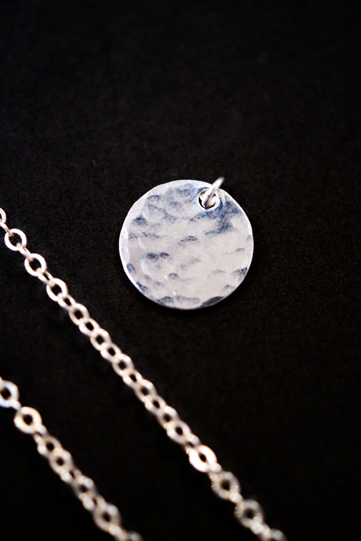 Hammered Medallion Charm