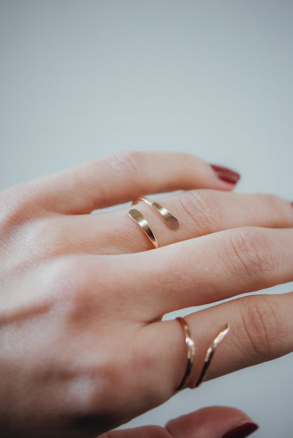 Sunburst Ring, 14K Rose Gold Fill