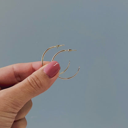 Sunburst Hoop Earrings, Gold Fill, Rose Gold Fill, or Sterling Silver
