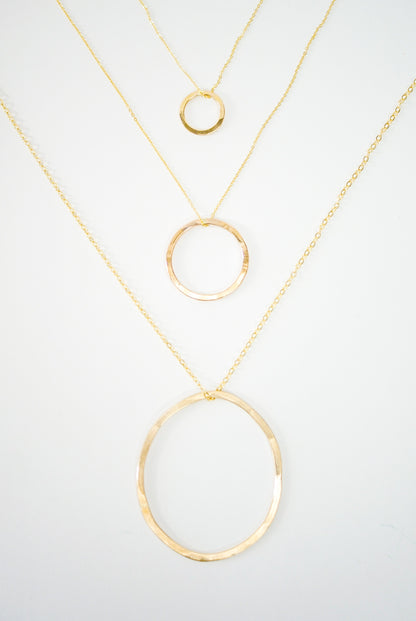 Mini Open Circle Pendant