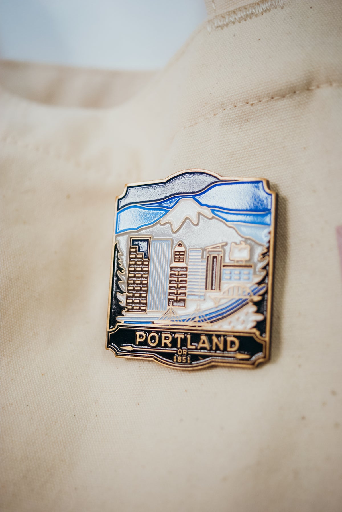 City of Portland Enamel Pin