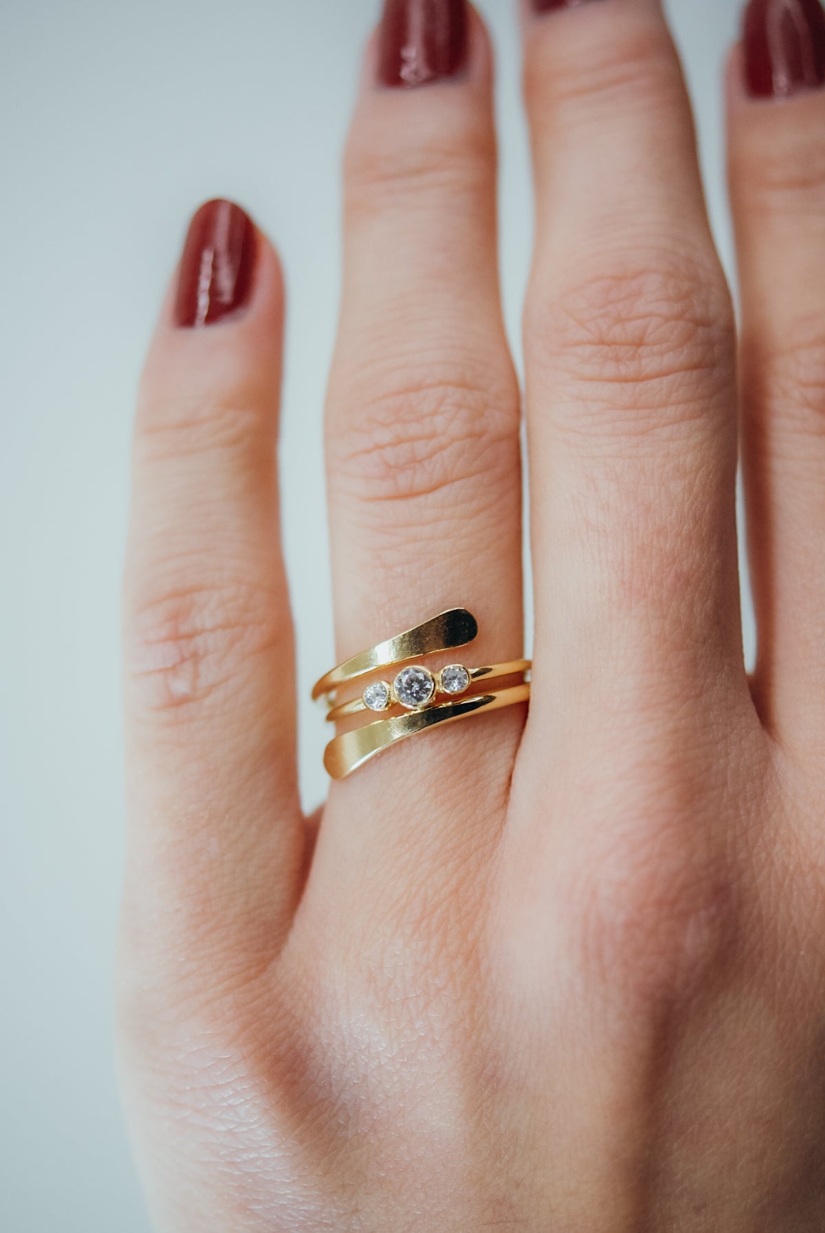 Sunburst Ring, 14K Gold Fill