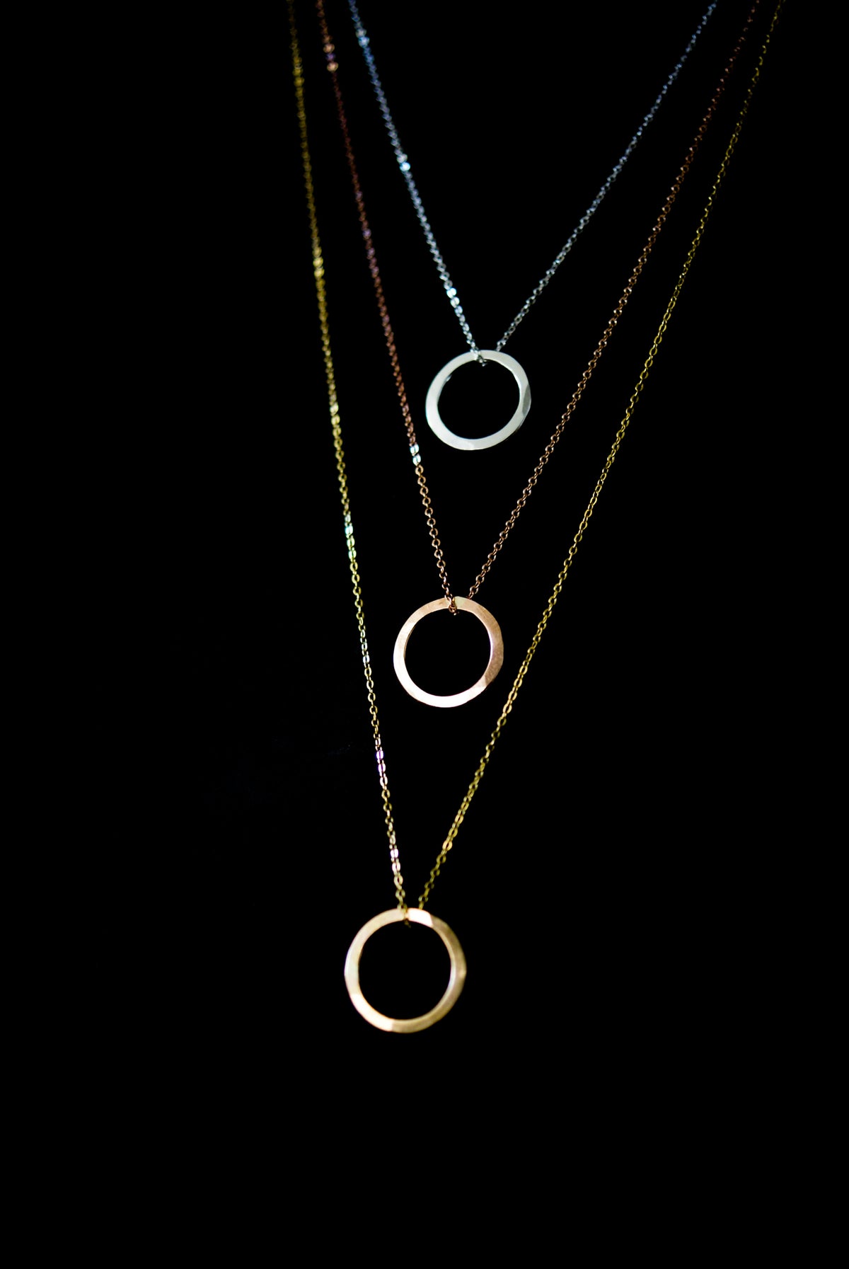 Mini Open Circle Pendant