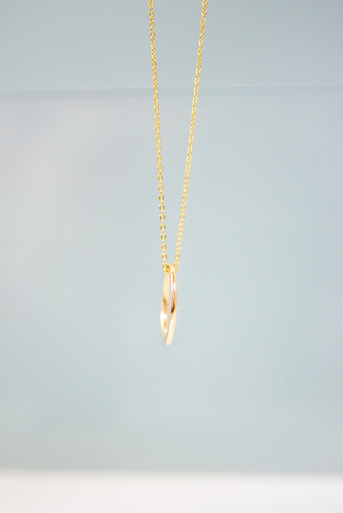 Mini Open Circle Pendant