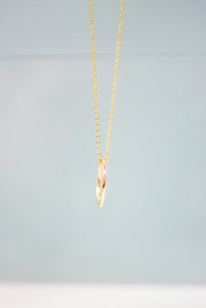 Mini Open Circle Pendant