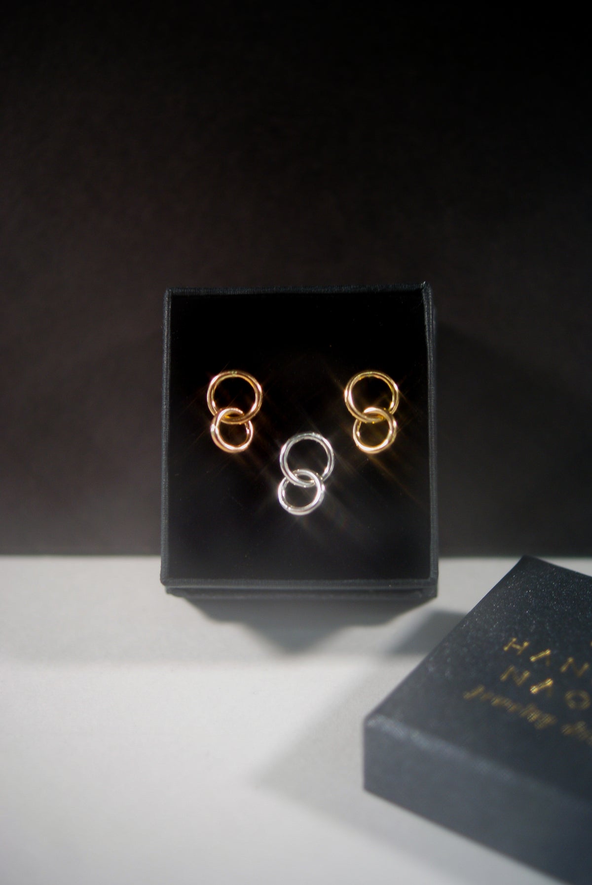 Link Stud Earrings, Gold Fill, Rose Gold Fill, or Sterling Silver