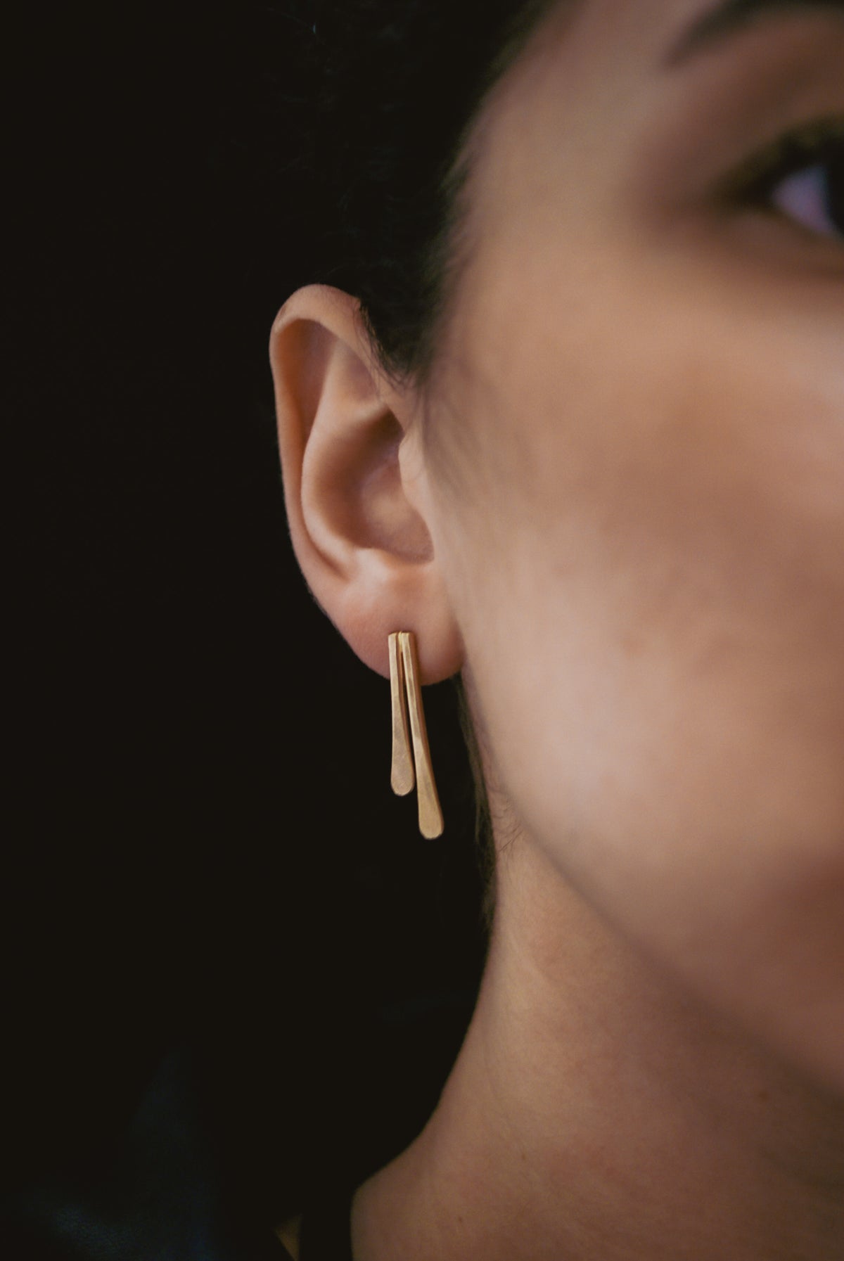 Double Sunburst Stud Earrings, Gold Fill, Rose Gold Fill, or Sterling Silver