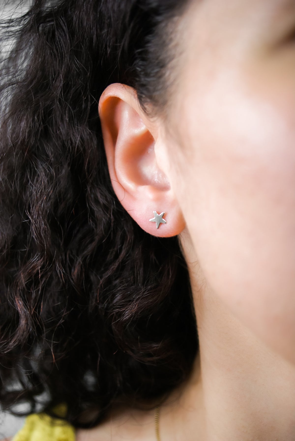 Star Stud Earrings, Gold Fill, Rose Gold Fill or Sterling Silver