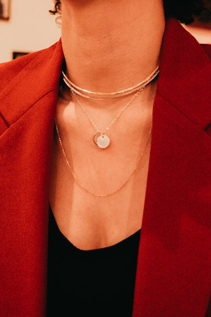 Mini Open Circle Pendant