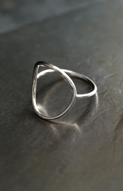 Circle Ring, Sterling Silver