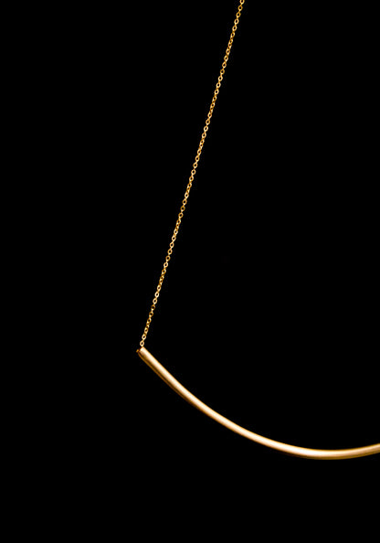 Arc Necklace, Gold Fill or Sterling Silver