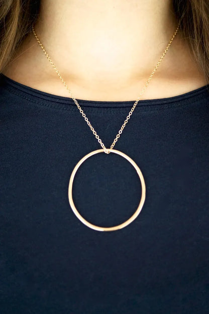 Large Open Circle Necklace