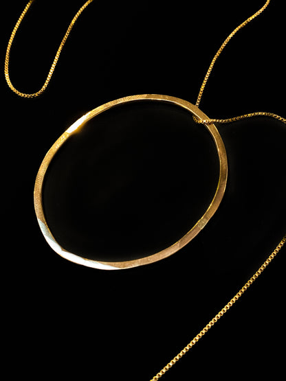 Large Open Circle Pendant
