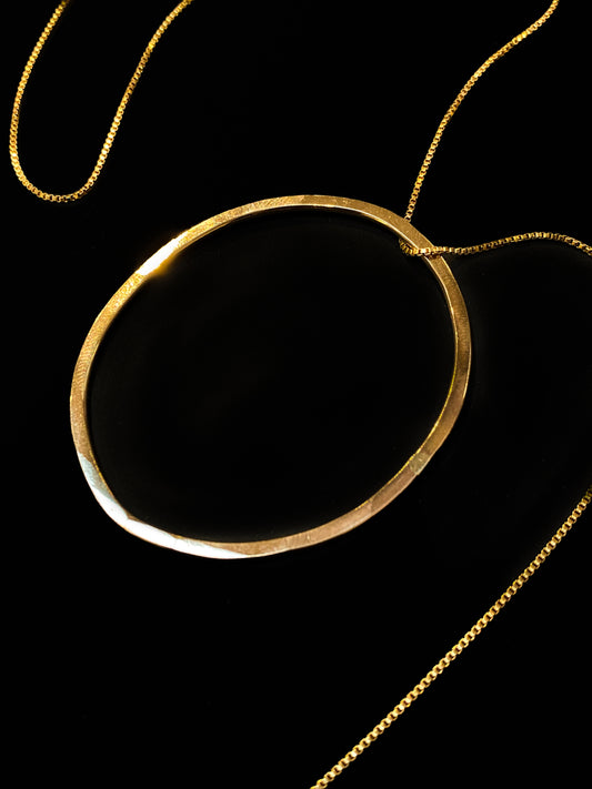 Large Open Circle Pendant