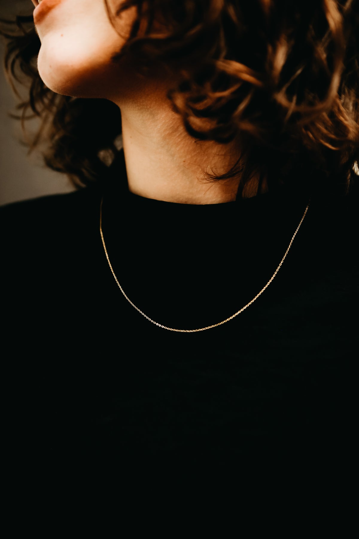 Thin Cable Chain Necklace