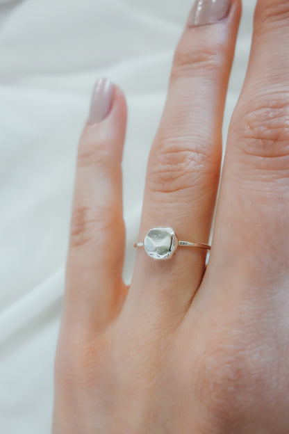 Overlap Teardrop Set of 3 Stacking Rings in Solid 14K Gold, Rose Gold or Sterling Silver