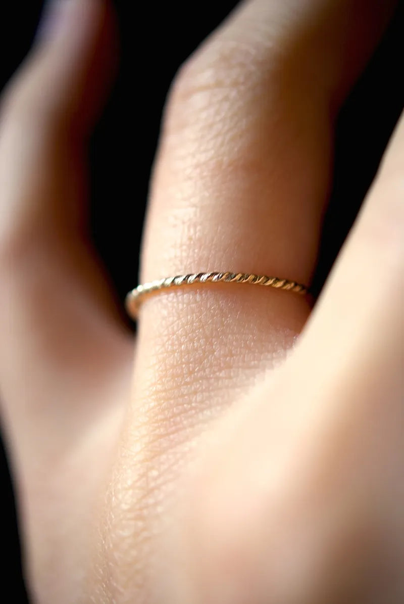 Twist Ring, 14K Gold Fill