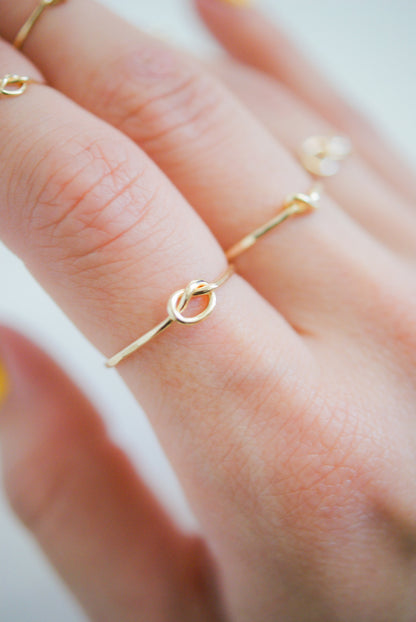 Open Knot Ring, 14K Gold Fill