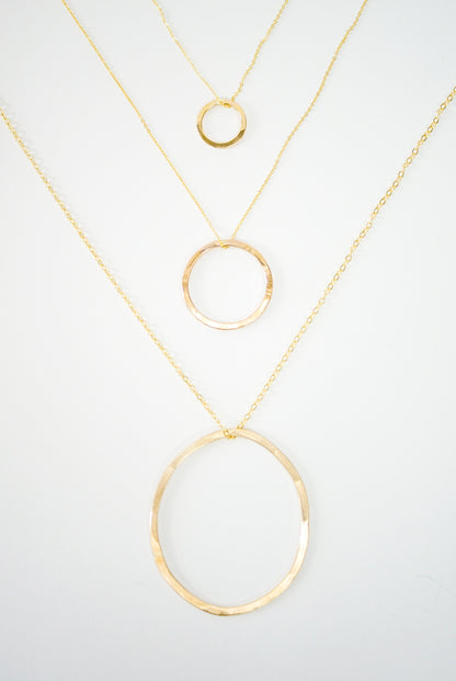 Large Open Circle Pendant