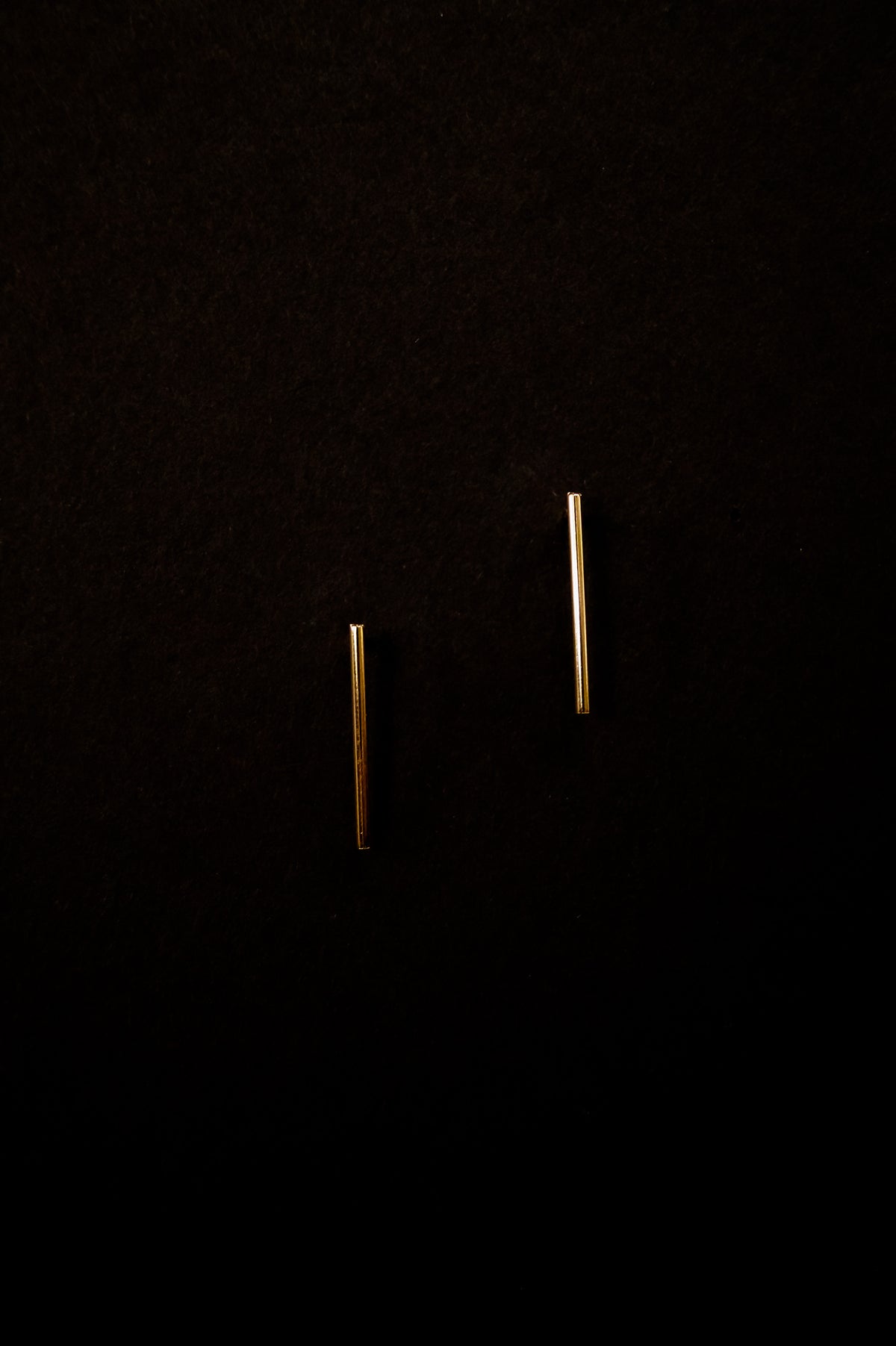 Bar Stud Earrings, Gold Fill, Rose Gold Fill or Sterling Silver