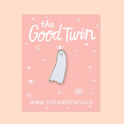 Ghost Enamel Pin
