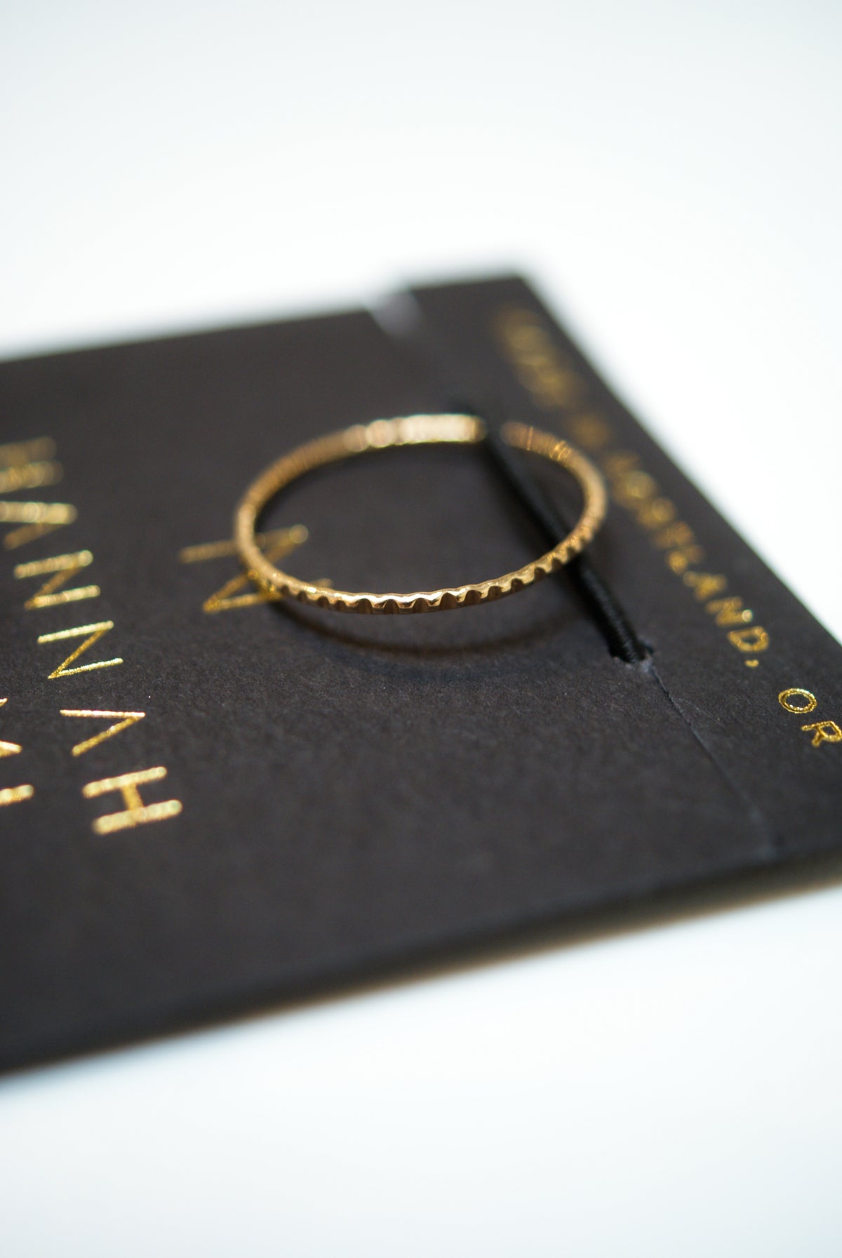 Lined Ring, 14K Gold Fill