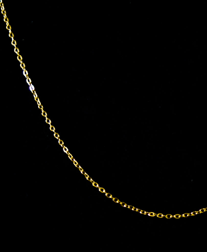 Mid-Length Textured Necklace Set of 2 Chains in Gold Fill, Rose Gold Fill, or Sterling Silver