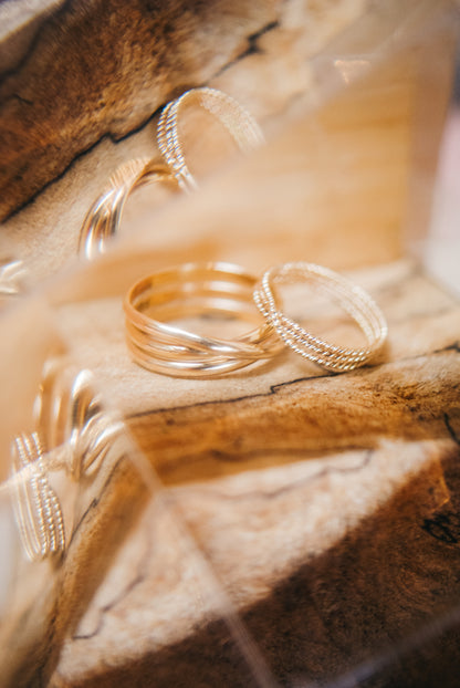 Overlap Ring, 14K Rose Gold Fill
