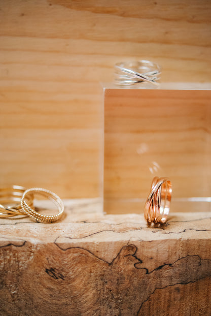 Overlap Ring, 14K Gold Fill