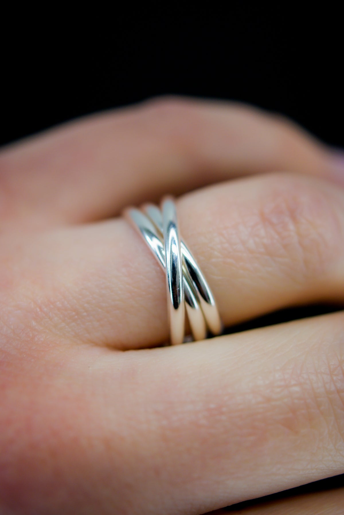 Overlap Ring, Sterling Silver