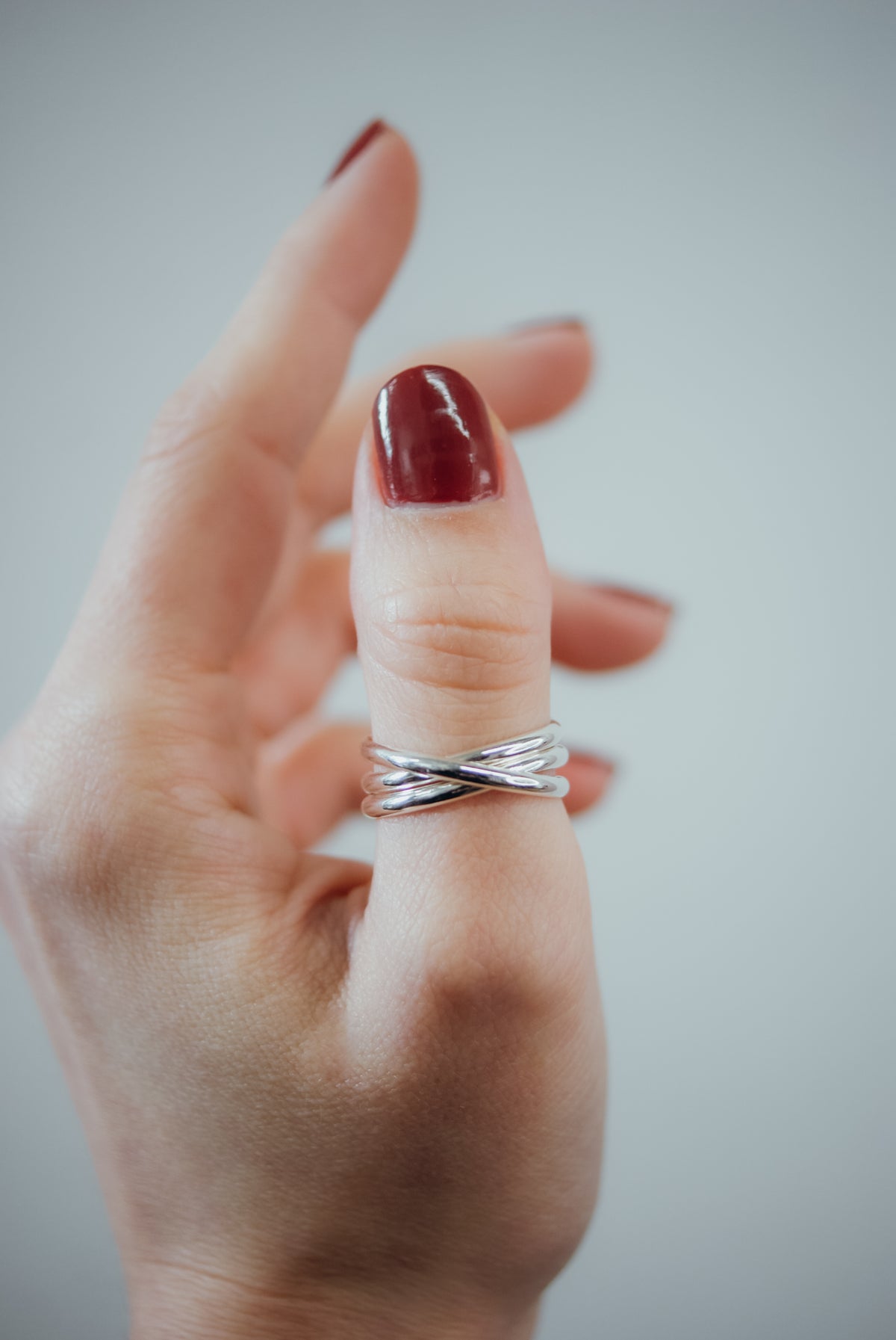 Overlap Ring, Sterling Silver