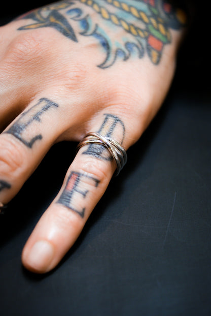 Overlap Ring, Sterling Silver