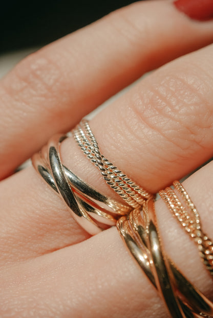 Overlap Ring, Sterling Silver