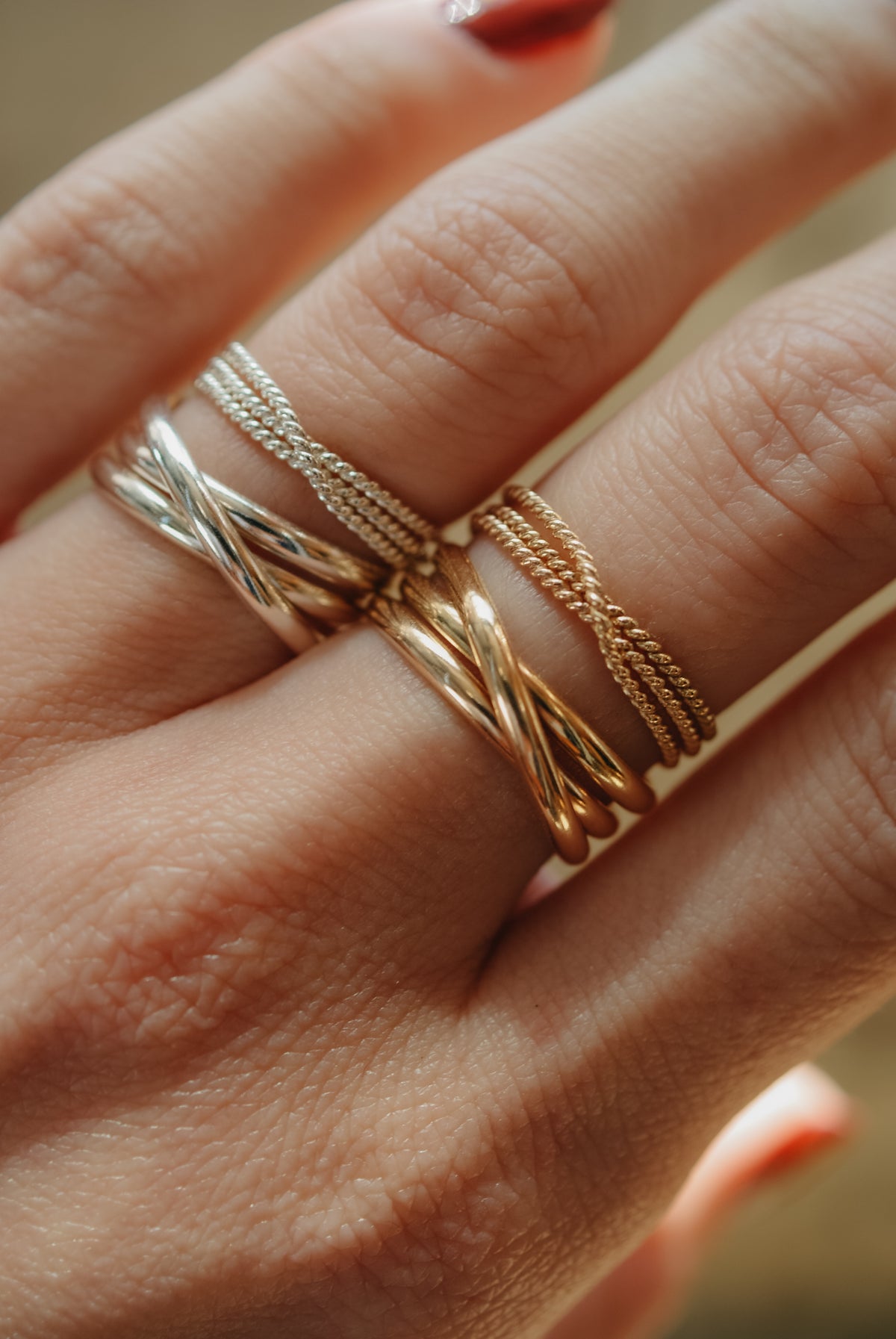 Overlap Ring, Sterling Silver