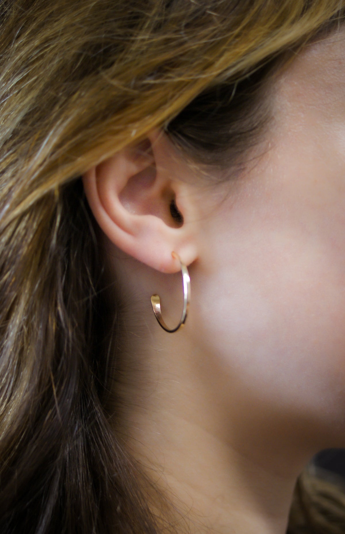 Sunburst Hoop Earrings, Gold Fill, Rose Gold Fill, or Sterling Silver