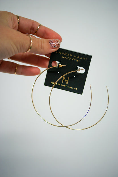 Sunburst Hoop Earrings, Gold Fill, Rose Gold Fill, or Sterling Silver