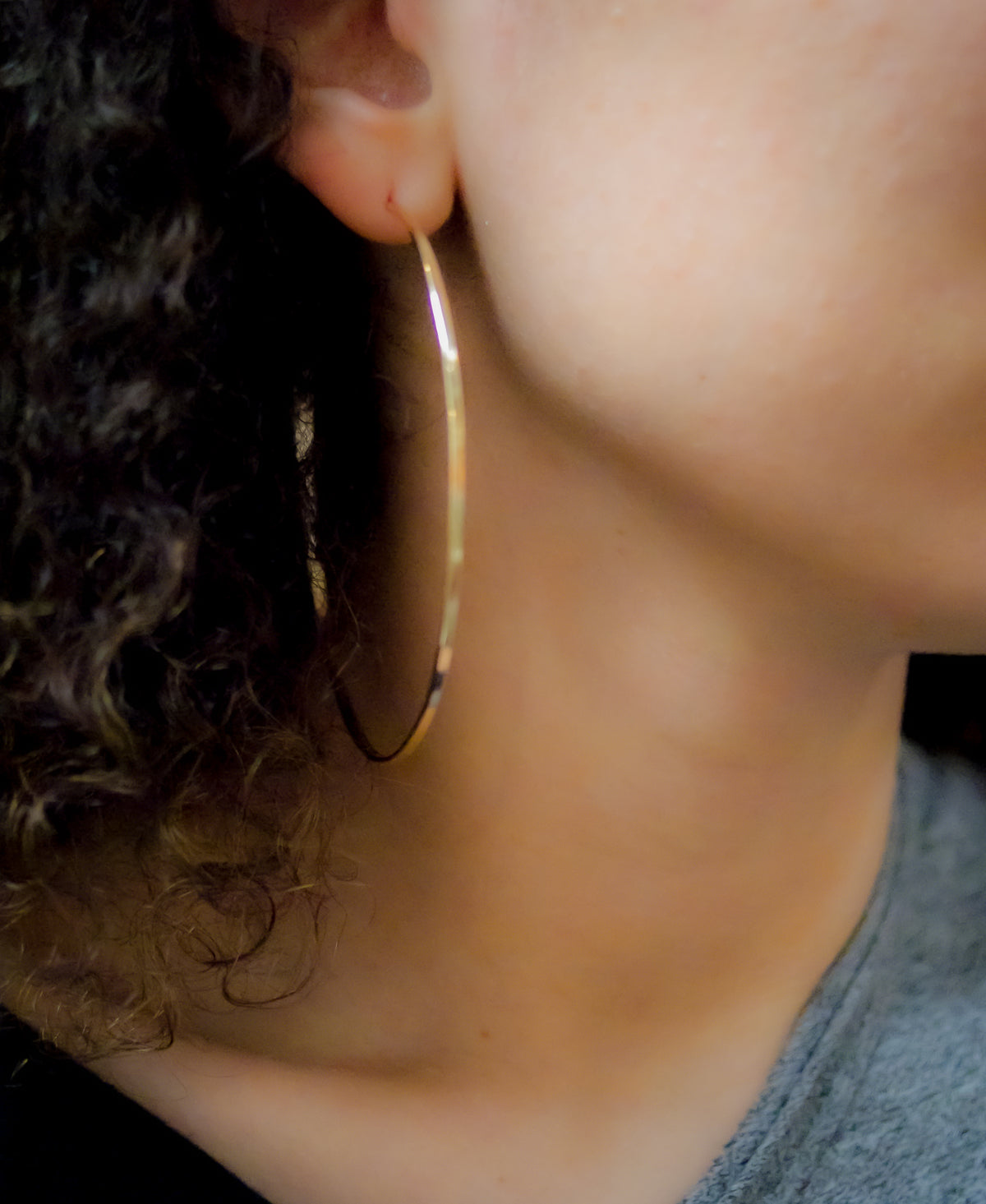 Sunburst Hoop Earrings, Gold Fill, Rose Gold Fill, or Sterling Silver