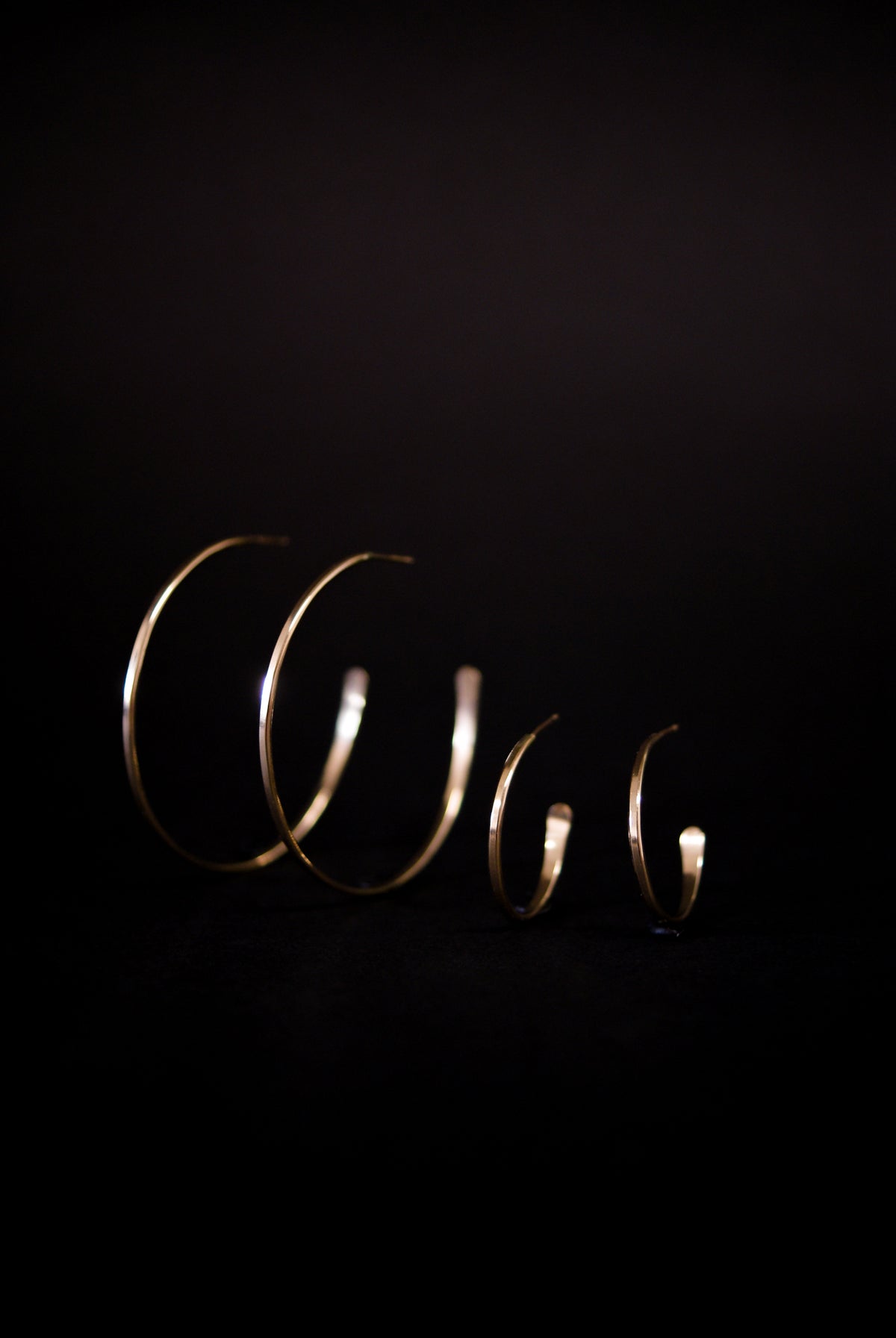 Sunburst Hoop Earrings, Gold Fill, Rose Gold Fill, or Sterling Silver