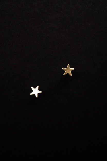 Star Stud Earrings, Gold Fill, Rose Gold Fill or Sterling Silver