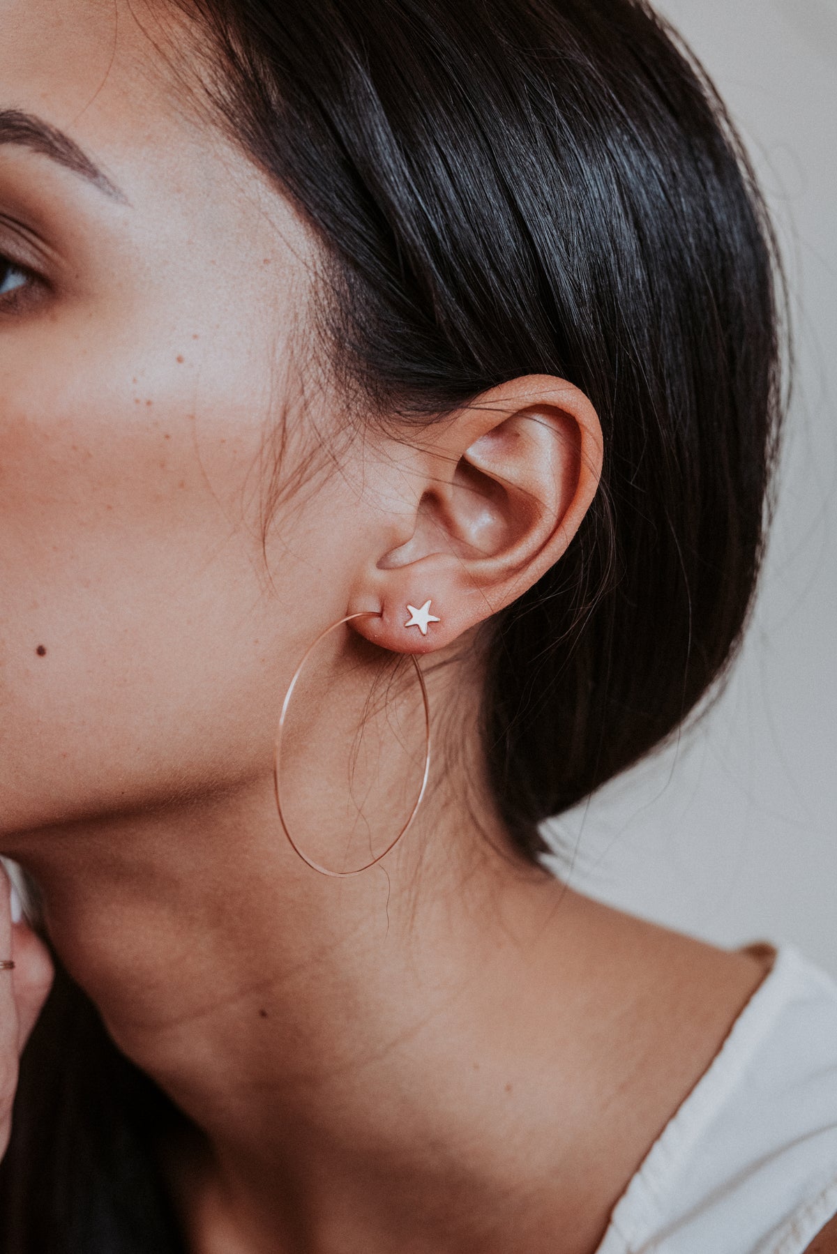 Star Stud Earrings, Gold Fill, Rose Gold Fill or Sterling Silver