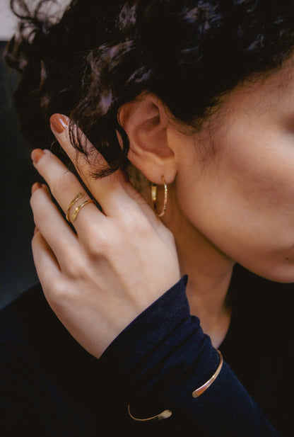 Sunburst Hoop Earrings, Gold Fill, Rose Gold Fill, or Sterling Silver